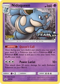 Image for Nidoqueen - SM160 (Prerelease) [Staff] (SM160) (SMP) - Pokemon