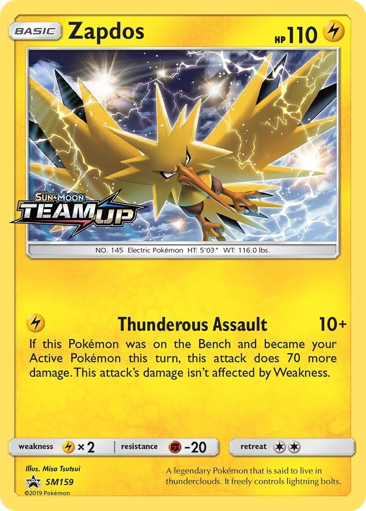 Image for Zapdos - SM159 (Prerelease) (SM159) (SMP) - Pokemon