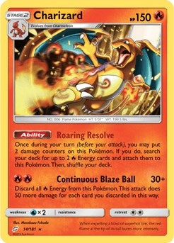 Image for Charizard - 14/181 (SM Team Up) (014/181) (PR) - Pokemon