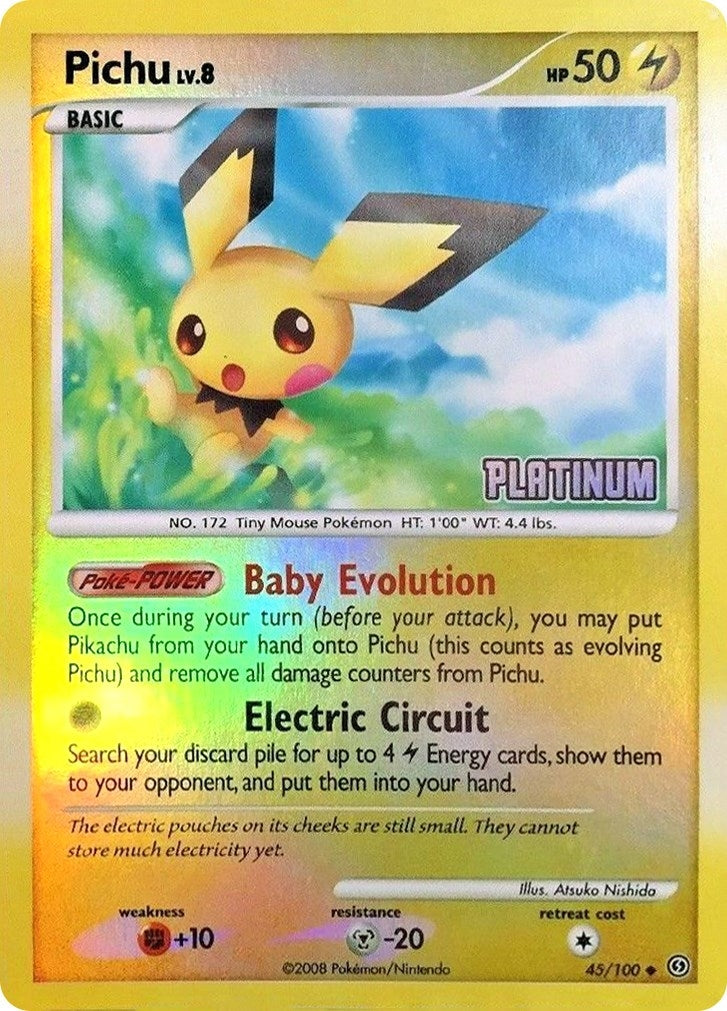Image for Pichu - 45/106 [Platinum] (045/100) (BKP) - Pokemon