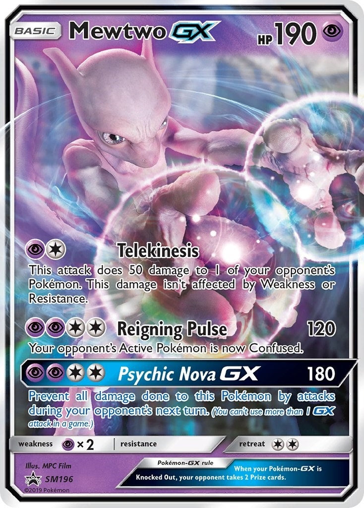 Image for Mewtwo GX - SM196 (SM196) (SMP) - Pokemon