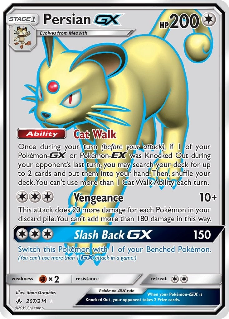 Image for Persian GX (Full Art) (207/214) (SM10) - Pokemon