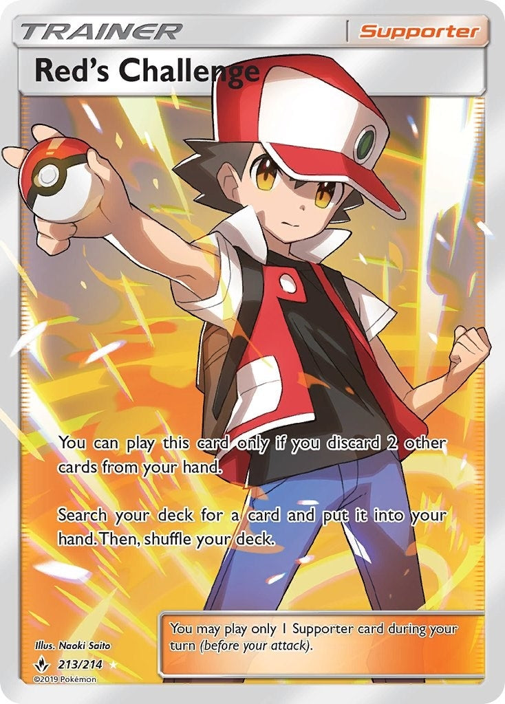 Image for Red's Challenge (Full Art) (213/214) (SM10) - Pokemon