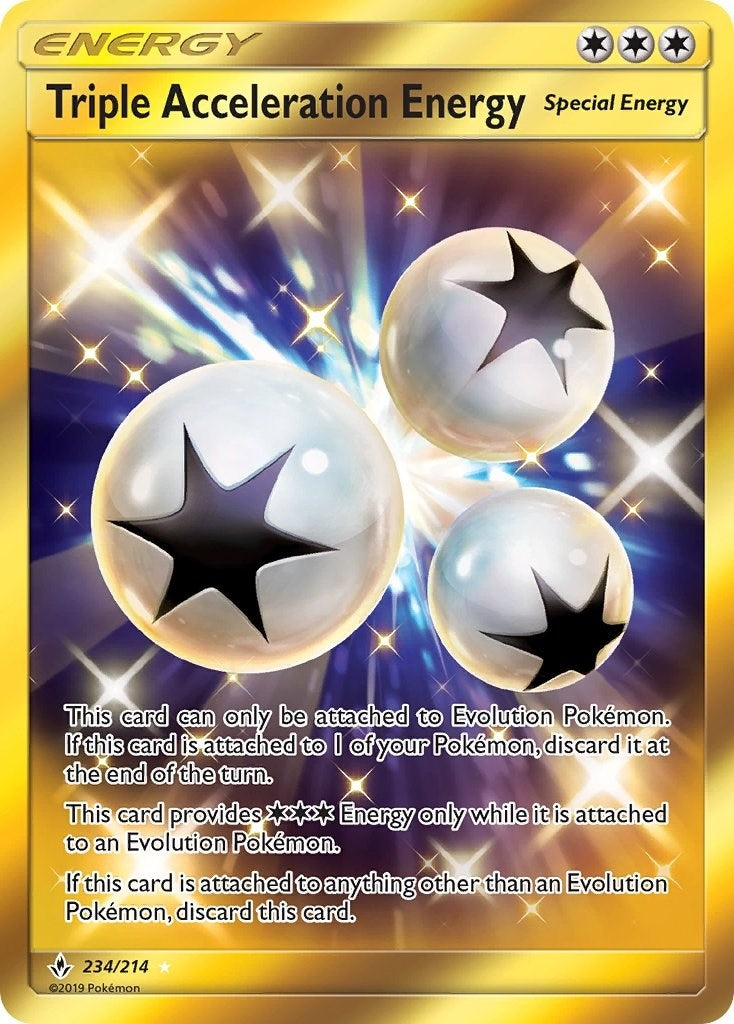 Image for Triple Acceleration Energy (Secret) (234/214) (SM10) - Pokemon