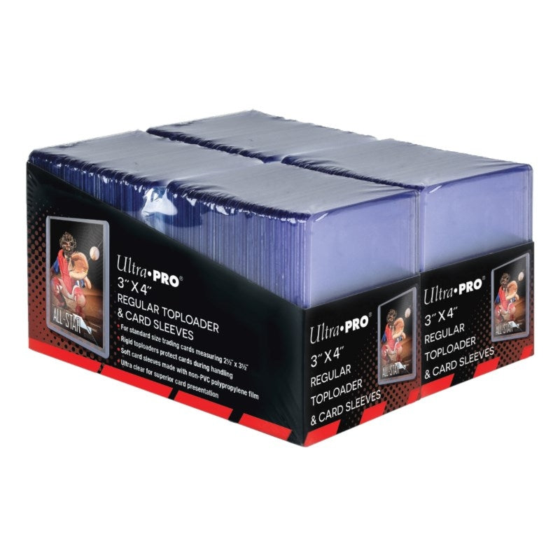 3" x 4" Clear Regular Toploaders and Card Sleeves (200-Count)