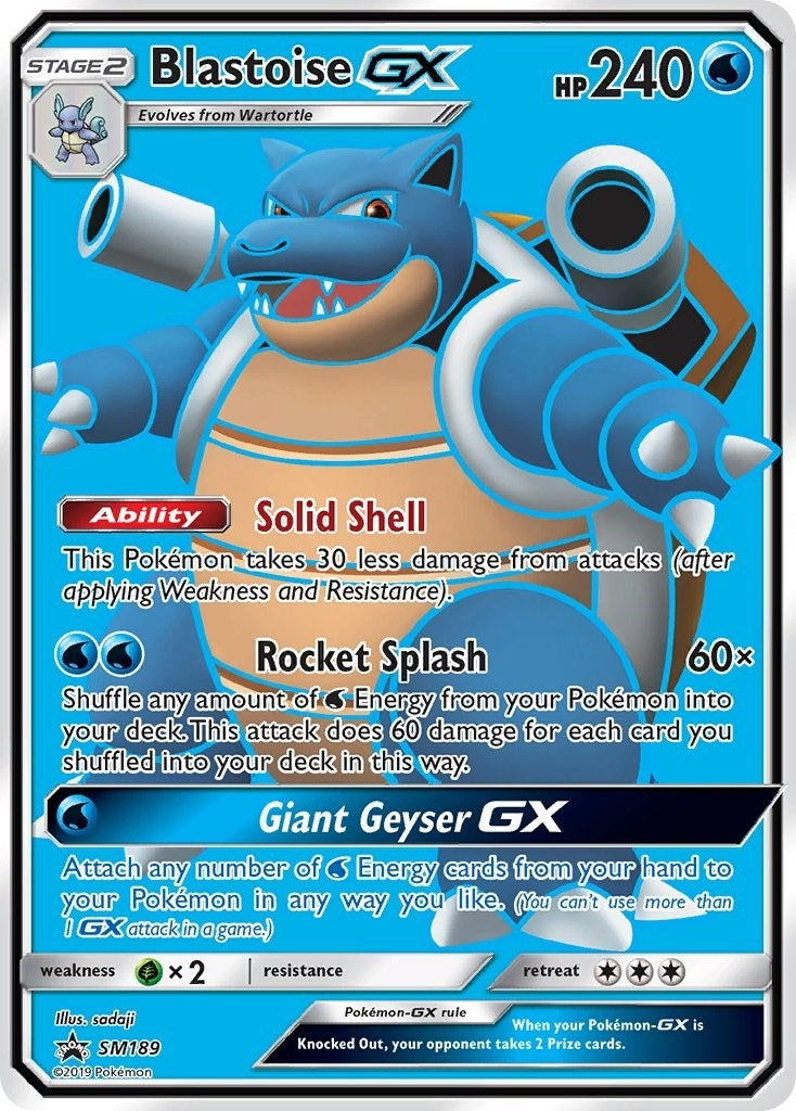 Image for Blastoise GX - SM189 (SM189) (SMP) - Pokemon