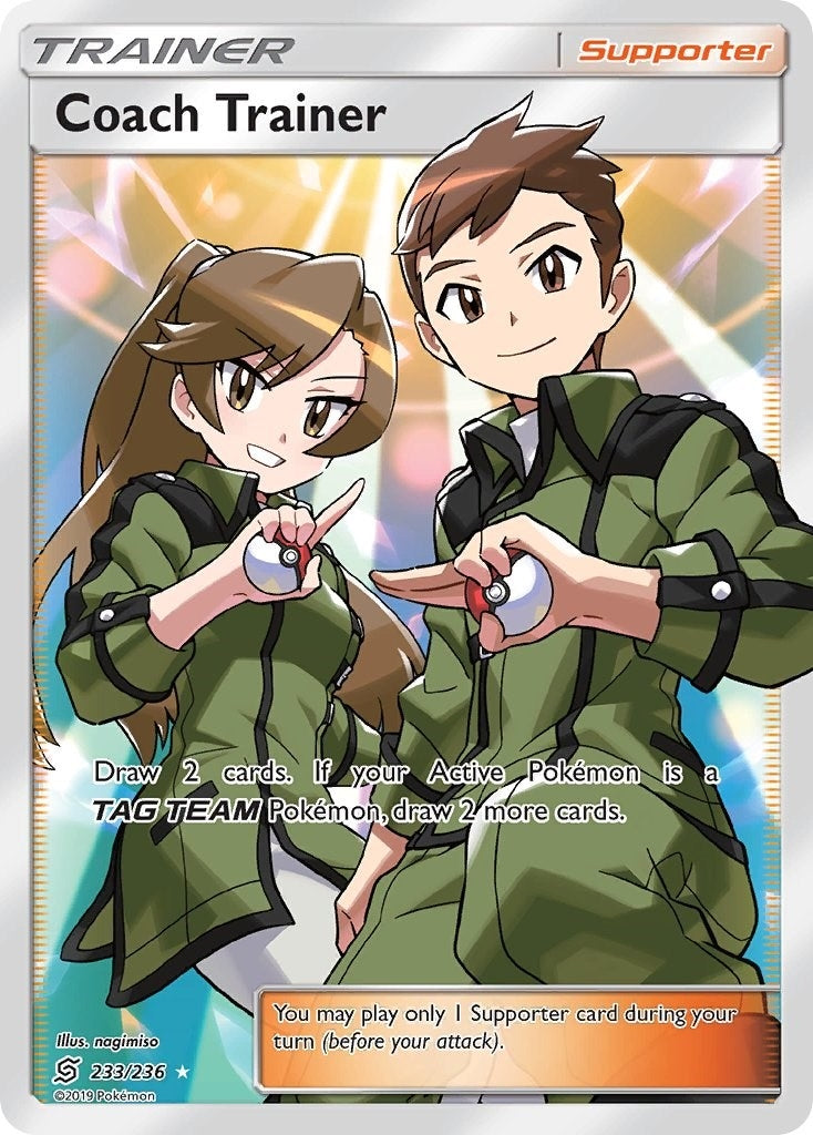 Image for Coach Trainer (Full Art) (233/236) (SM11) - Pokemon