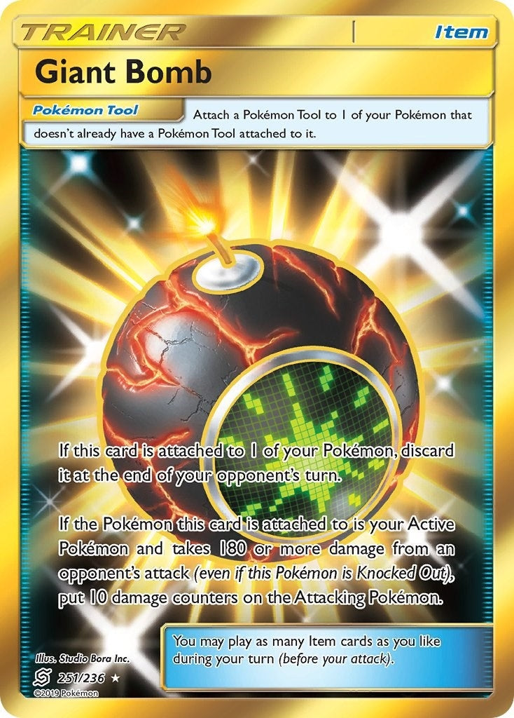 Image for Giant Bomb (Secret) (251/236) (SM11) - Pokemon