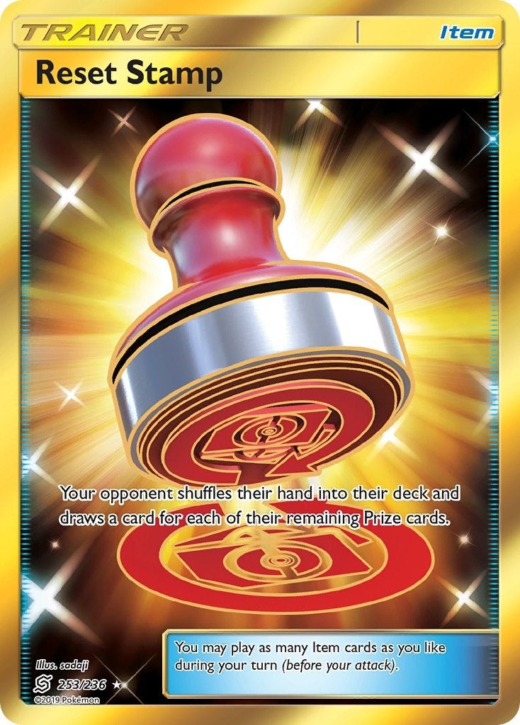 Image for Reset Stamp (Secret) (253/236) (SM11) - Pokemon