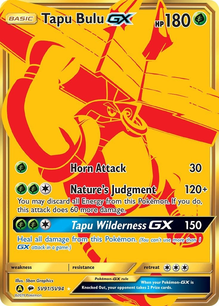 Image for Tapu Bulu GX (SV91/SV94) (HIF:SV) - Pokemon
