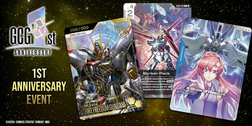 Ticket: GUNDAM CARD GAME 1st Anniversary Event Sat - 03 Oct 2026 at 01:00 PM