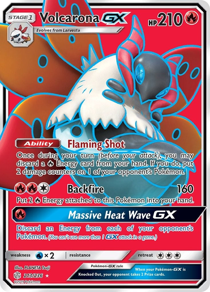 Volcarona GX (Full Art) (213/236) (SM12)
