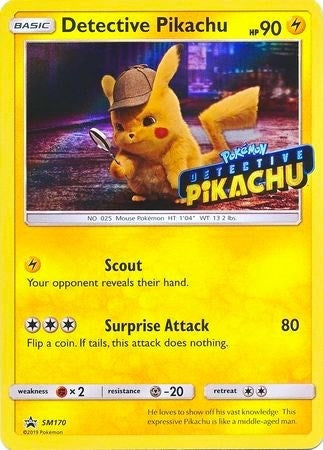 Image for Detective Pikachu - SM170 (Stamped) (SM170) (SMP) - Pokemon