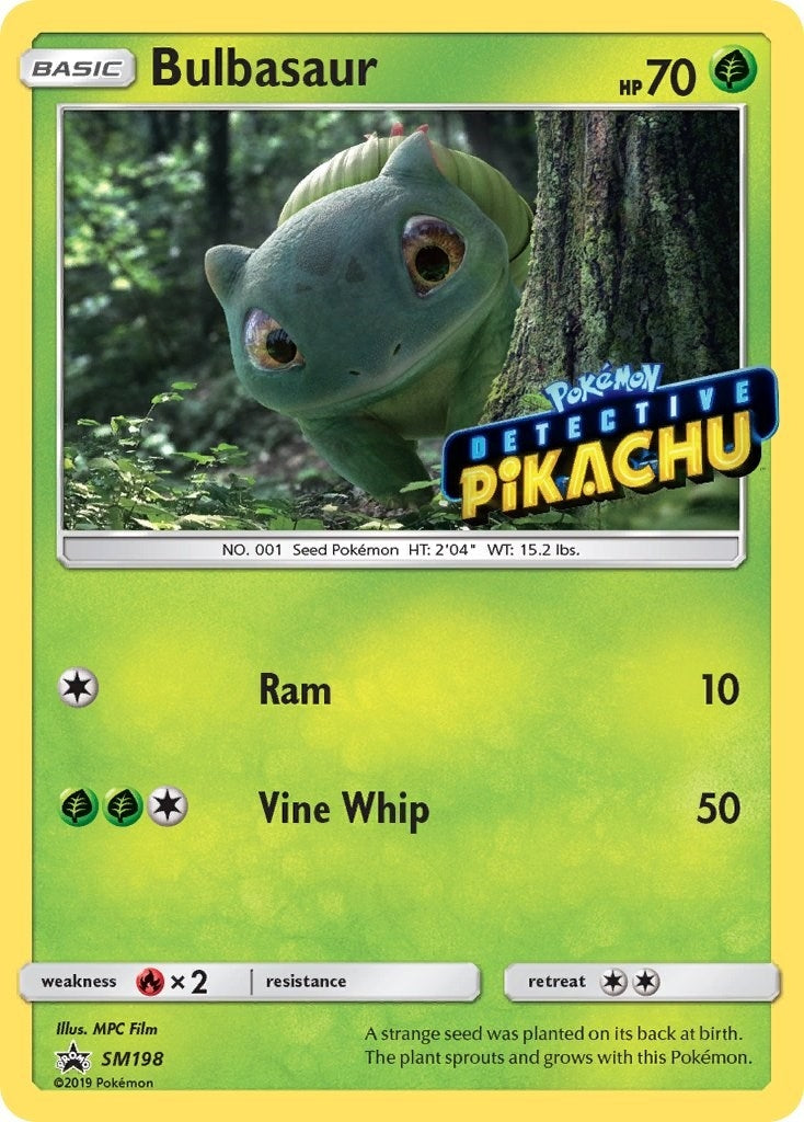 Bulbasaur - SM198 (Detective Pikachu Stamped) (SM198) (SMP)