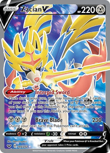 Image for Zacian V (Full Art) (195/202) (SWSH01) - Pokemon