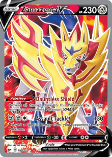 Image for Zamazenta V (Full Art) (196/202) (SWSH01) - Pokemon