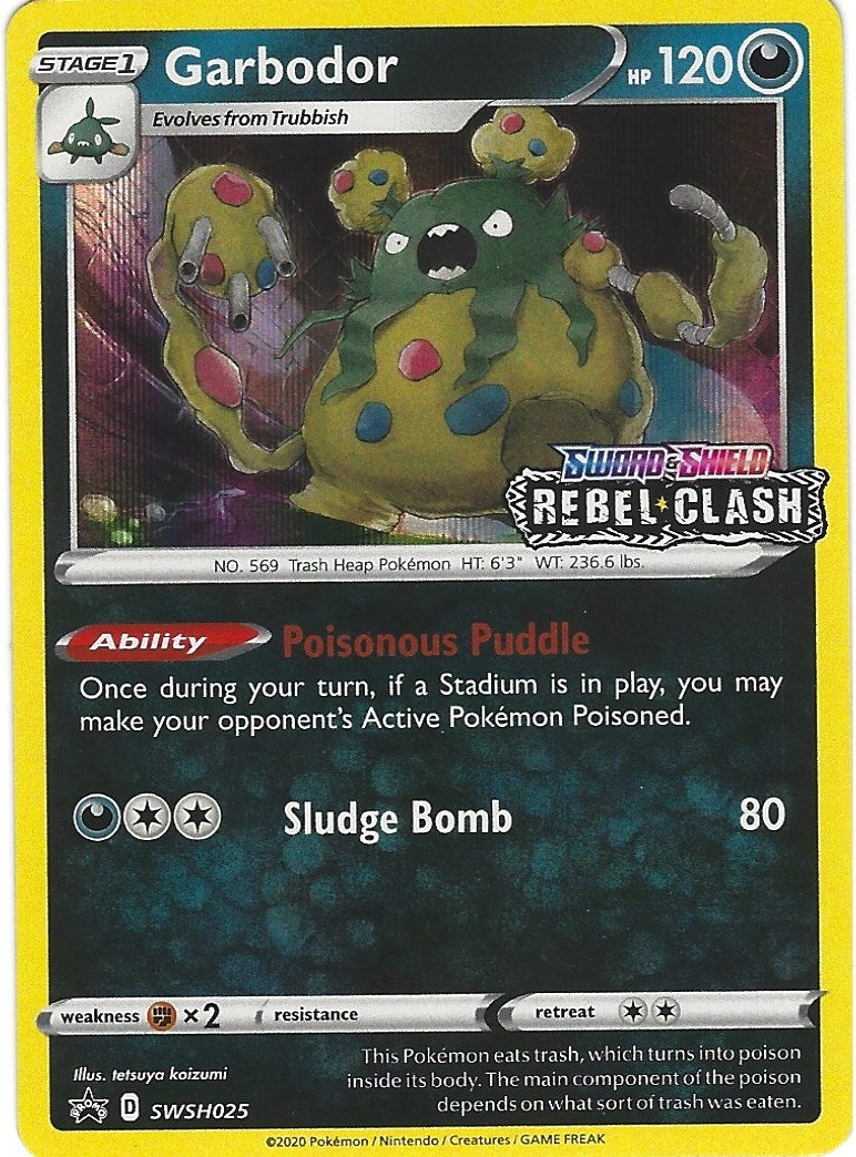 Image for Garbodor - SWSH025 (Prerelease) (SWSH025) (SWSD) - Pokemon