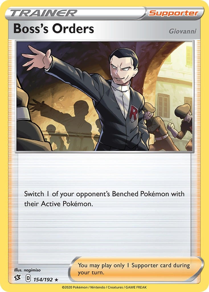 Image for Boss's Orders (154/192) (PR) - Pokemon