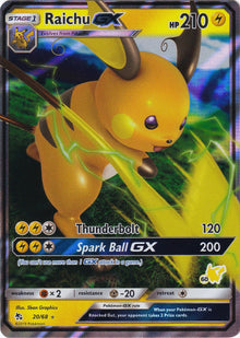 Raichu GX - 20/68 (#60 Pikachu Stamped) (020/068) (Battle Academy) (BTA)