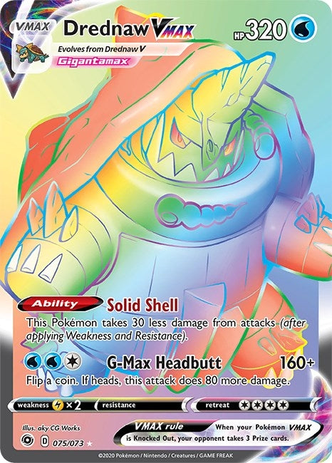 Image for Drednaw VMAX (Secret) (75/73) (CHP) - Pokemon