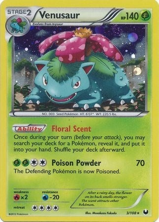 Image for Venusaur - 3/108 (Cosmos Holo) (003/108) (BLE) - Pokemon