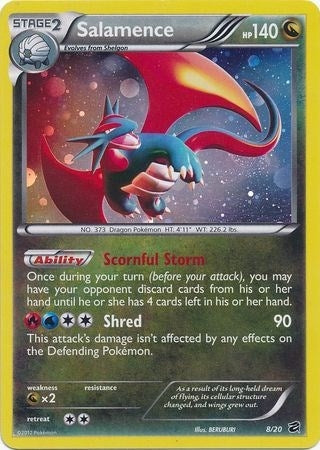 Image for Salamence - 8/20 (Cosmos Holo) (008/020) (BLE) - Pokemon