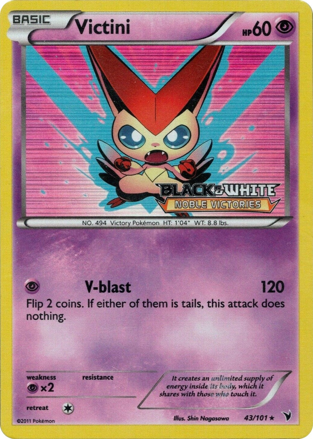 Image for Victini - 43/101 (Prerelease) (43/101) (PR) - Pokemon