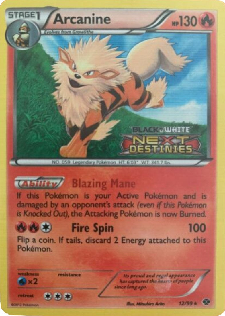 Image for Arcanine - 12/99 (Prerelease) (12/99) (PR) - Pokemon