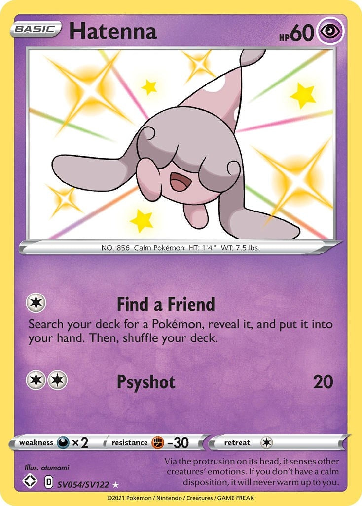 Image for Hatenna (SV054/SV122) (SHFSV) - Pokemon