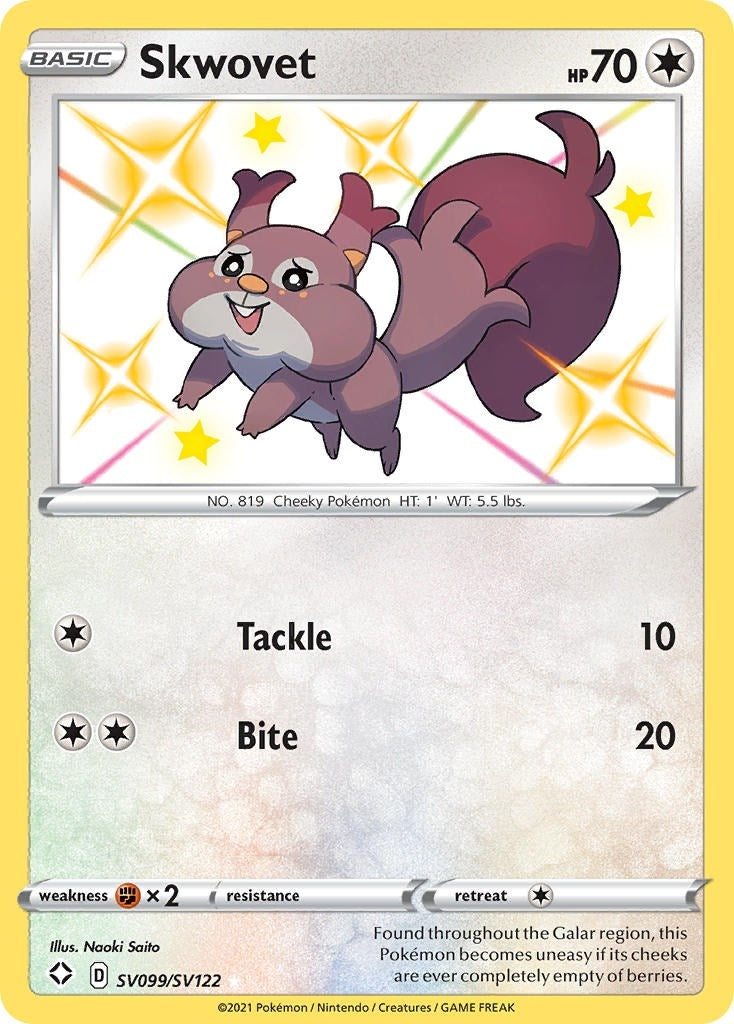 Image for Skwovet (SV099/SV122) (SHFSV) - Pokemon