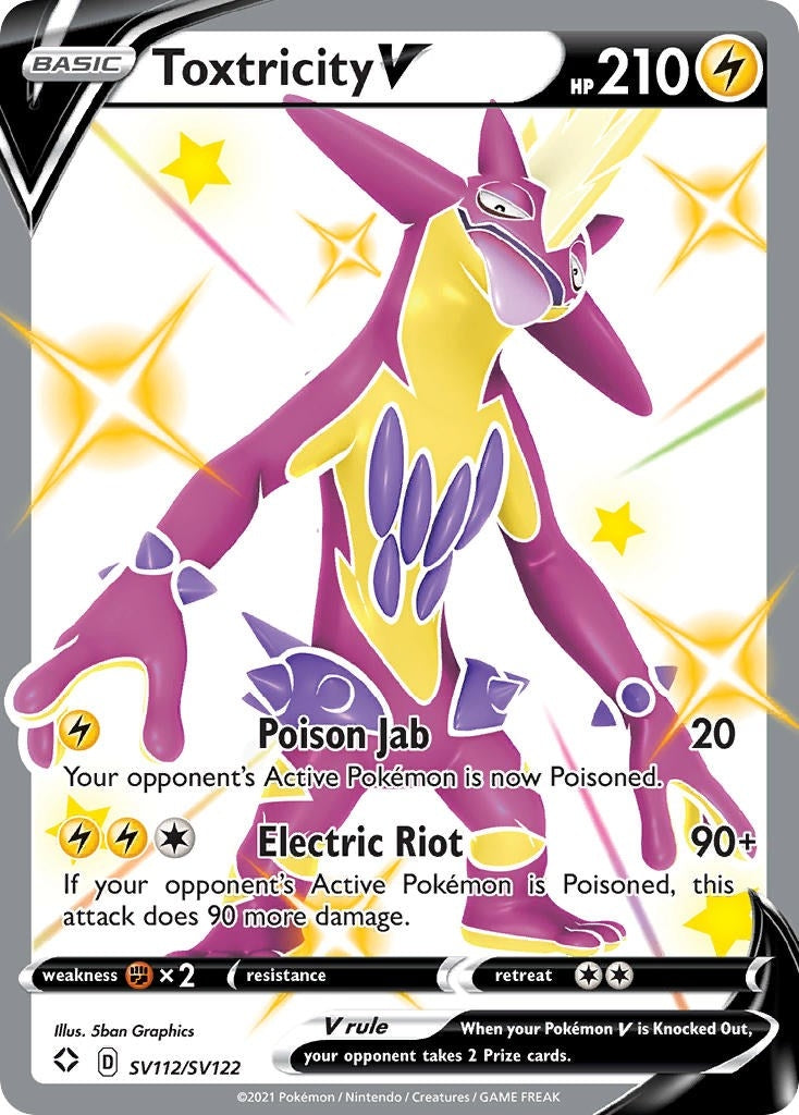 Toxtricity V (SV112/SV122) (Shining Fates: Shiny Vault) (SHFSV)