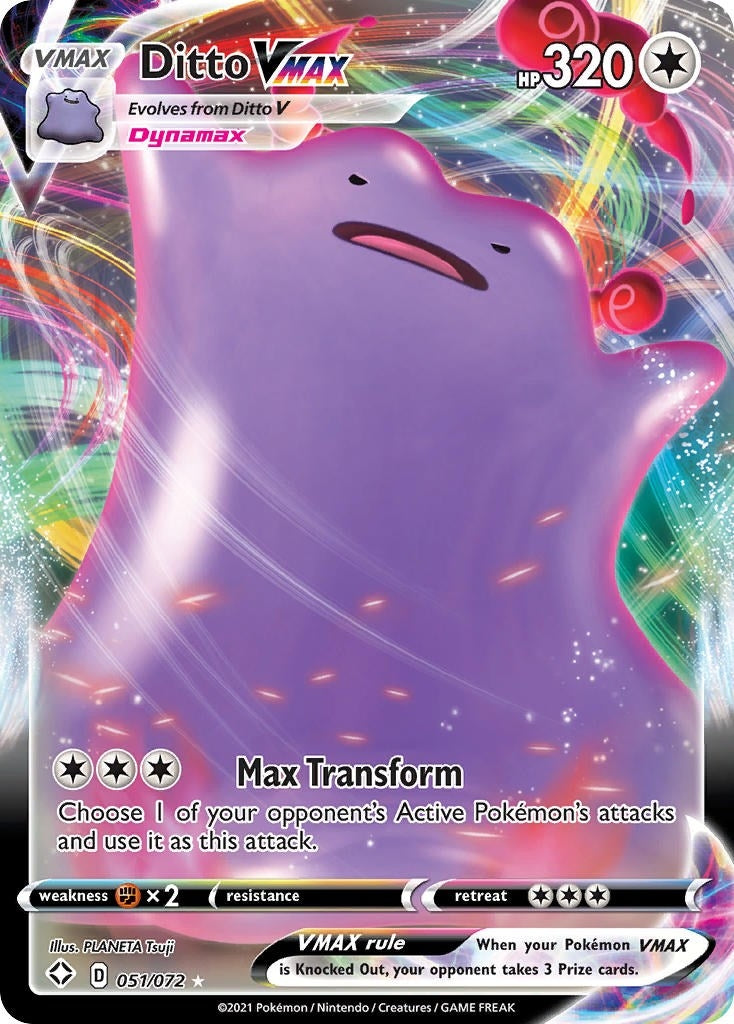 Image for Ditto VMAX (051/072) (SHF) - Pokemon