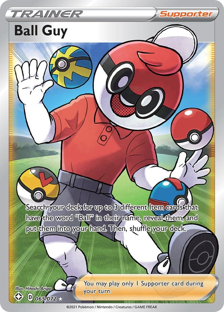 Image for Ball Guy (Full Art) (065/072) (SHF) - Pokemon