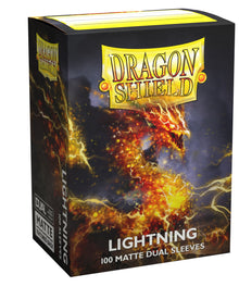 Image for Dragon Shield Dual Matte Standard Sleeves - Lightning (100-Pack) - Card Sleeves