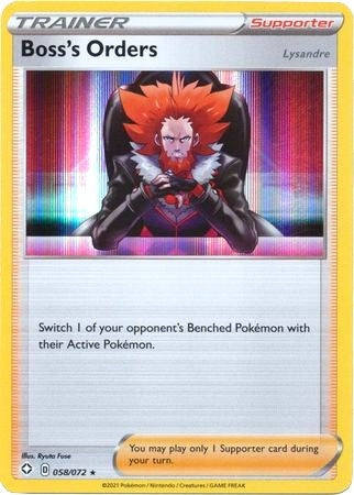 Image for Boss's Orders (058/072) (PR) - Pokemon