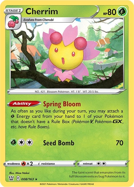 Image for Cherrim (008/163) (PR) - Pokemon