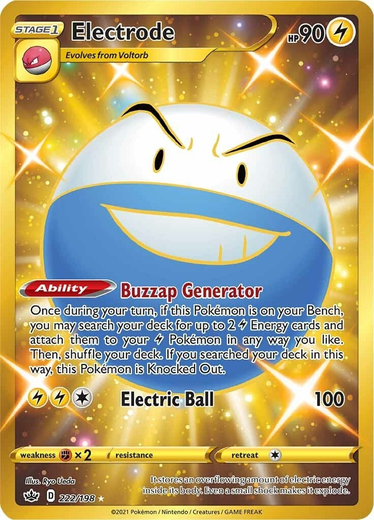 Image for Electrode (Secret) (222/198) (SWSH06) - Pokemon
