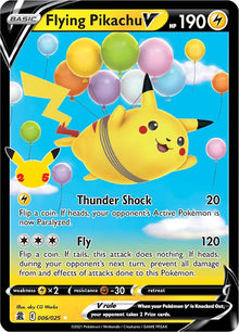 Image for Flying Pikachu V (006/025) (CLB) - Pokemon