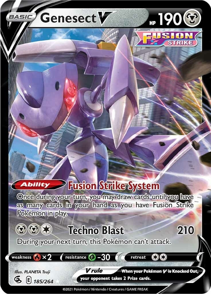 Image for Genesect V (185/264) (SWSH08) - Pokemon