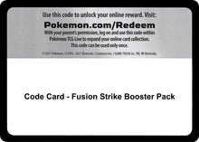 Image for Code Card - Fusion Strike Booster Pack - Pokemon