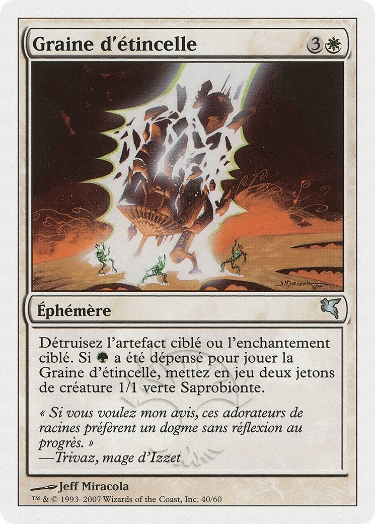 Image for Seed Spark (French) - "Graine d'etincelle" (J40) [Magic Encyclopedia 2005 (Salvat/Hachette)] - Magic: The Gathering