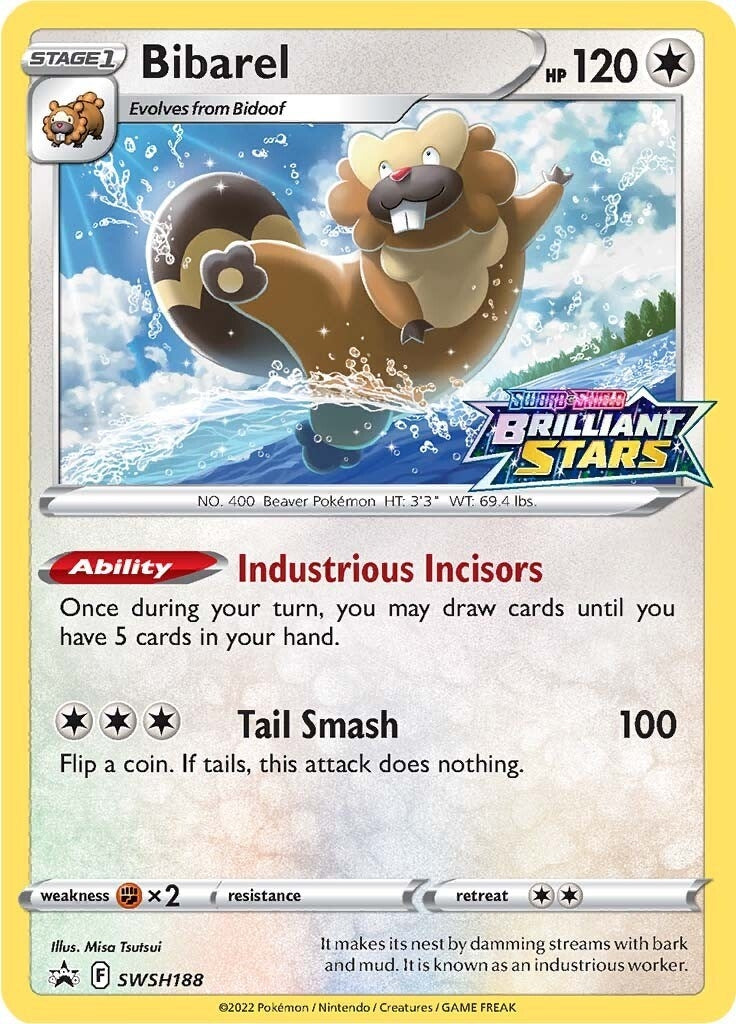 Image for Bibarel - SWSH188 (SWSH188) (SWSD) - Pokemon