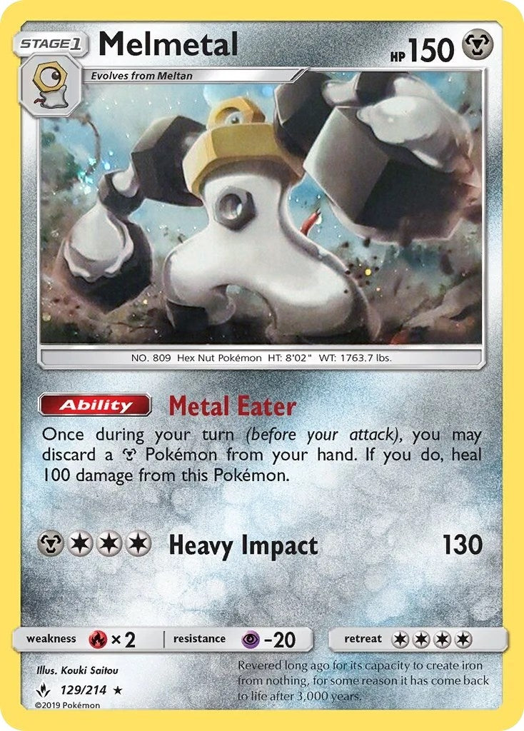 Image for Melmetal - 129/214 (Cosmos Holo) (129/214) (BLE) - Pokemon