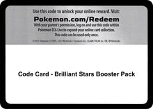 Image for Code Card - Brilliant Stars Booster Pack - Pokemon
