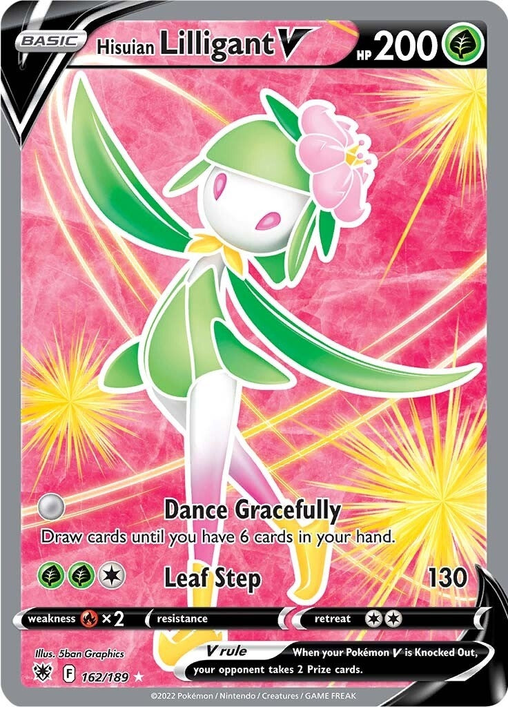 Hisuian Lilligant V (Full Art) (162/189) (SWSH10)
