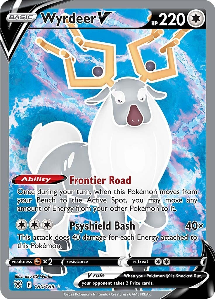 Wyrdeer V (Full Art) (180/189) (SWSH10)