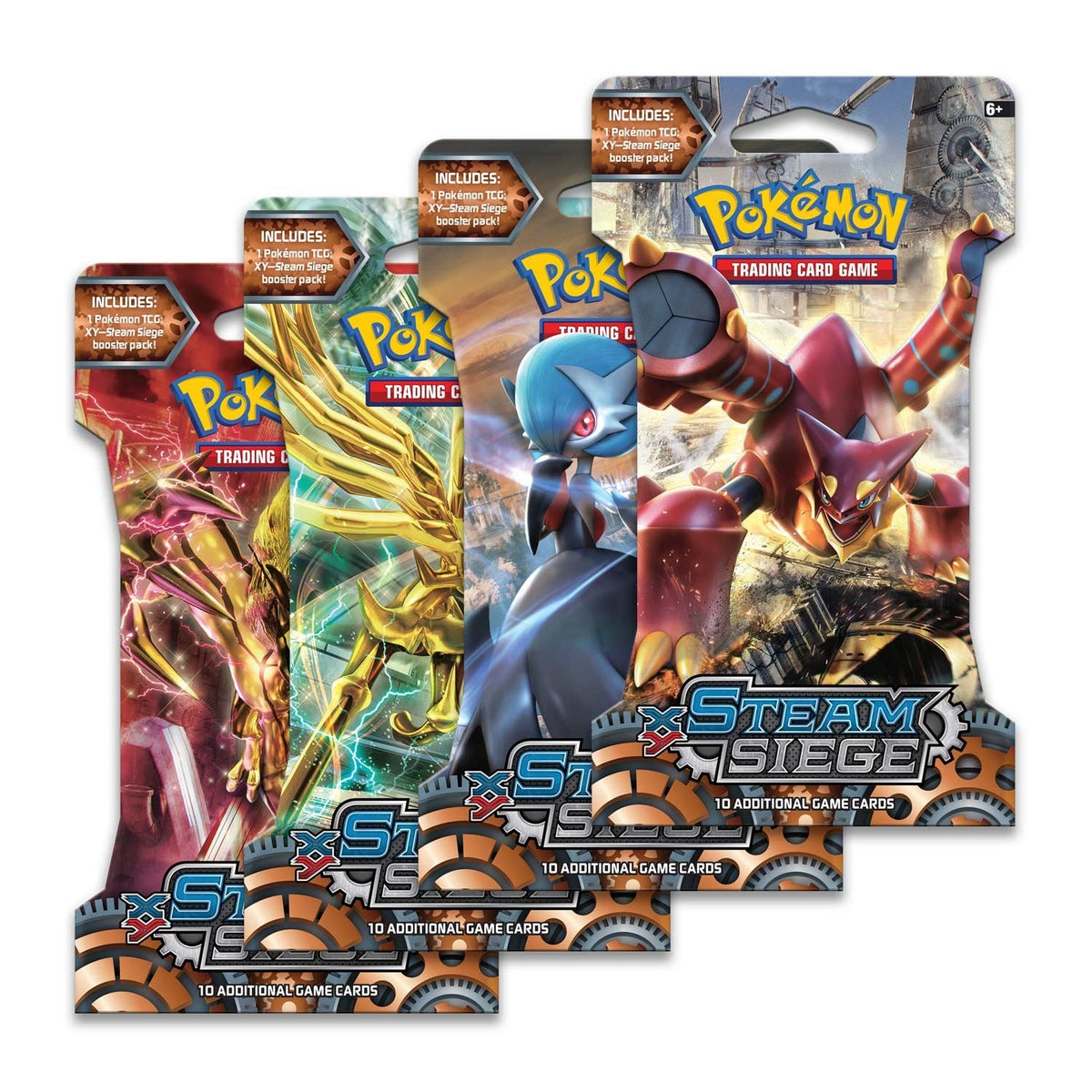 Image for Steam Siege Sleeved Booster Pack Art Bundle [Set of 4] - Pokemon