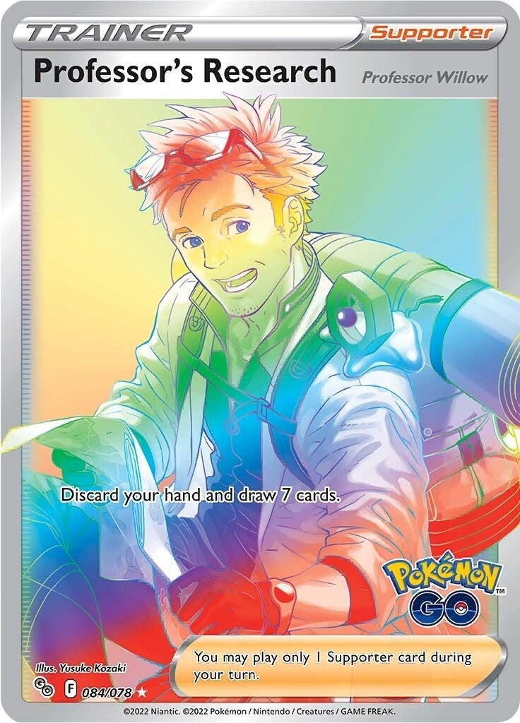 Image for Professor's Research [Professor Willow] (Secret) (084/078) (PGO) - Pokemon
