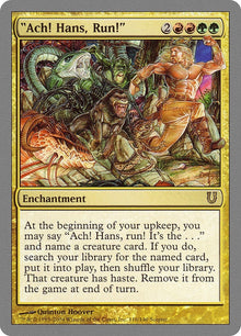 "Ach! Hans, Run!" [Unhinged]