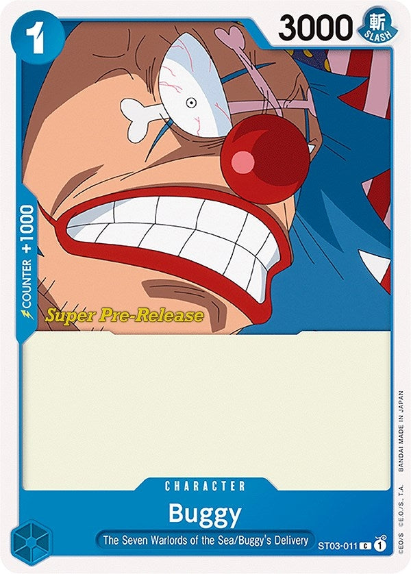 Image for Buggy (ST03-011) (ST-03 PRE) - One Piece Card Game